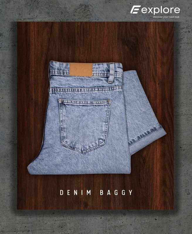 Denim Baggy — Acid Wash