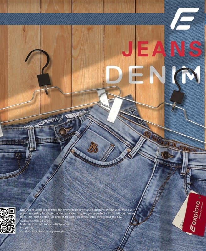 Slim Fit Denim Jeans